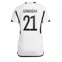 Deutschland Ilkay Gundogan #21 Fußballbekleidung Heimtrikot Damen WM 2022 Kurzarm